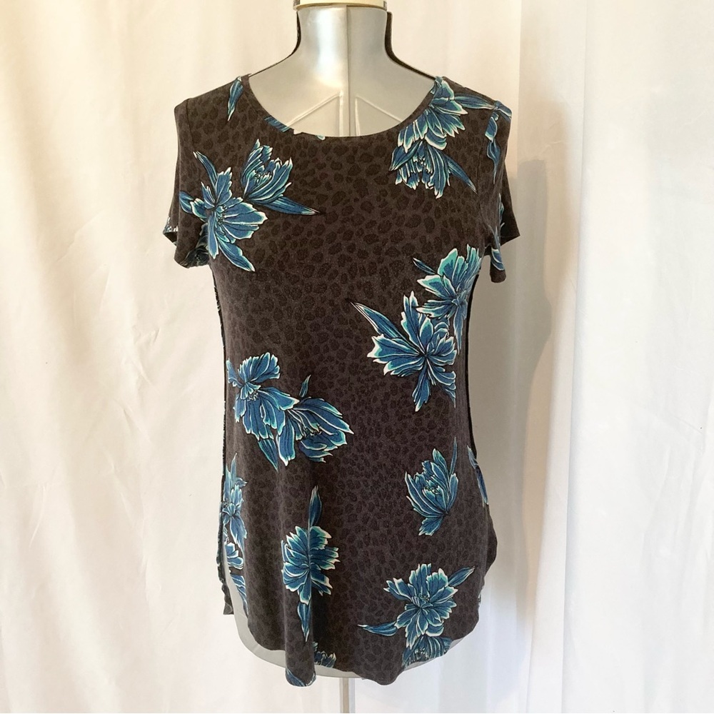 Apt 9 Round Neck Hi Lo Blouse S